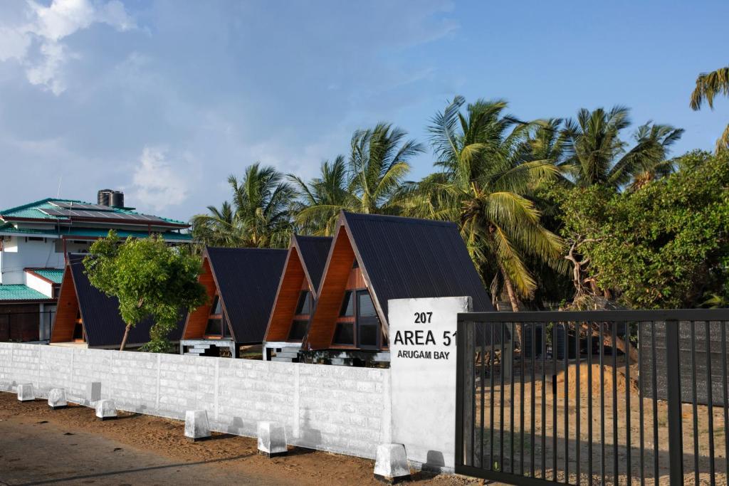 Completed side elevation of Project in Arugam Bay
